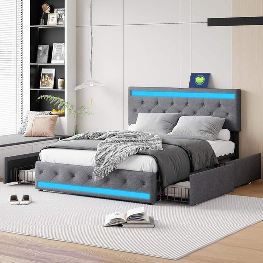 TruComfort Luminara Smart RGB LED Bed